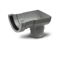 Half Round Rainwater System 75mm & Round Downpipe 50mm - PVCu