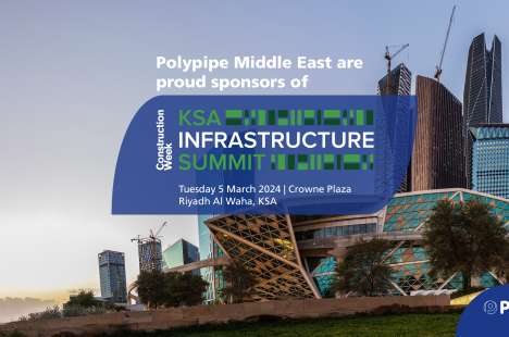 Sponsoring Construction Week KSA Infrastructure Summit is a sustainable step in helping the advancement of Saudi Vision 2030.