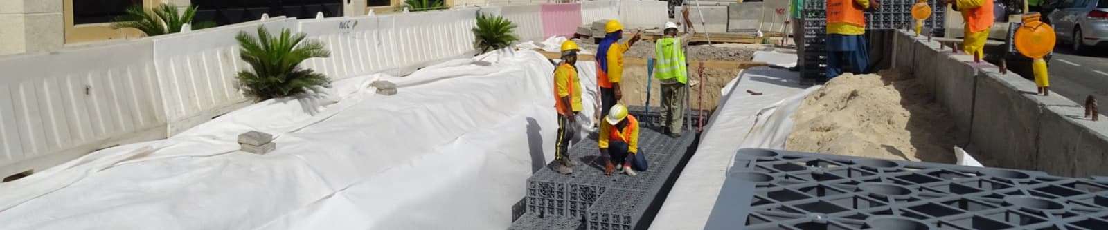 Polystorm selected as a reliable soakaway solution in Jumeirah, Dubai