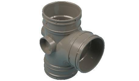 Terrain solvent weld soil drainage pipe fittings for commercial buildings
